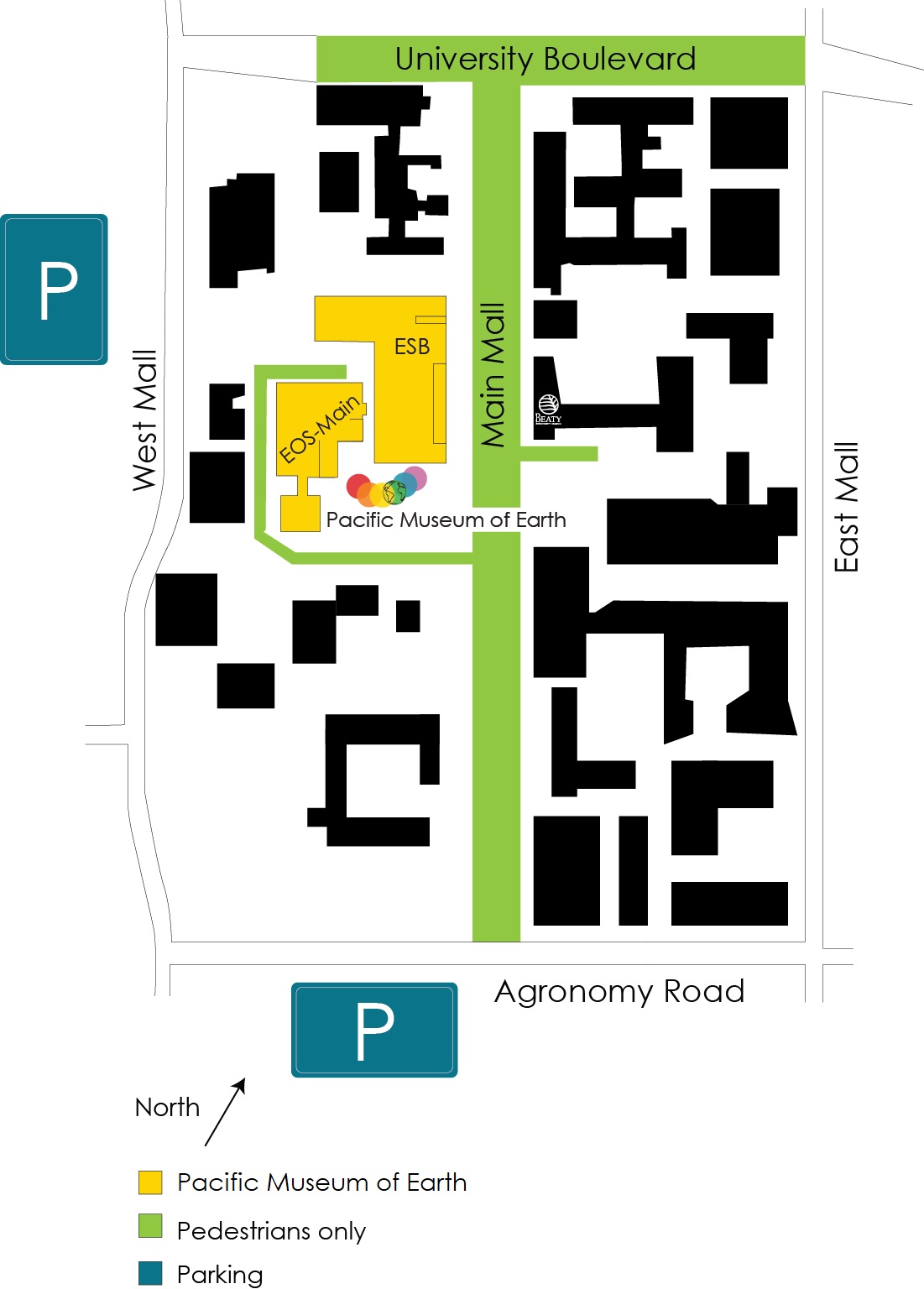 Hours & Directions | Pacific Museum of Earth